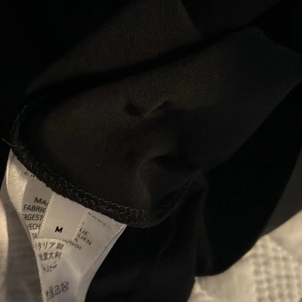 Chic Black Top with Embellished Sleeves - Picture 3 of 6